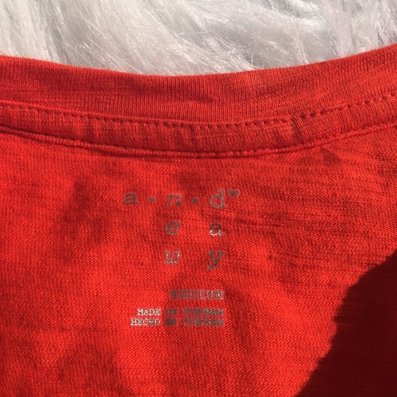 A New Day Orange Twist Front T-Shirt - Picture 5 of 5